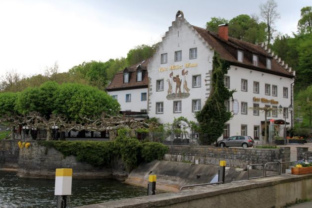 Meersburg am Bodensee - das Strandhotel Wilder mann am Bismarckplatz Meersburg am Bodensee - das Strandhotel Wilder mann am Bismarckplatz