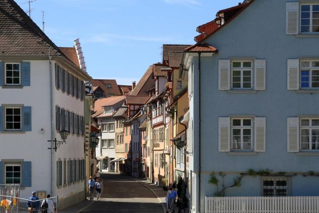 Überlingen am Bodensee - Blick in die Hafenstrasse Überlingen am Bodensee - Blick in die Hafenstrasse