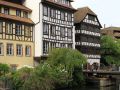 Strasbourg, la Petite France - Pont du faisan und Fassaden an der Ill