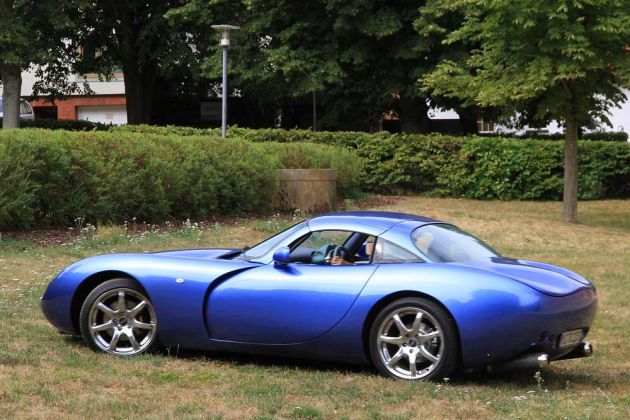 TVR Tuscan Speed 6, Bauzeit 1999 bis 2006 - die Seitenansicht TVR Tuscan Speed 6, Bauzeit 1999 bis 2006 - die Seitenansicht