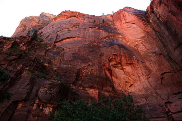 Riverside Walk Trail - Zion National Park, Utah Riverside Walk Trail - Zion National Park, Utah