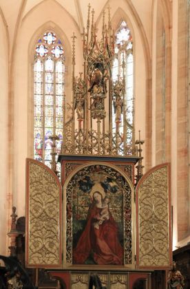 Colmar, Église des Dominicains, die Kirche der Dominikaner - Innenansicht Colmar, Église des Dominicains, die Kirche der Dominikaner - Innenansicht