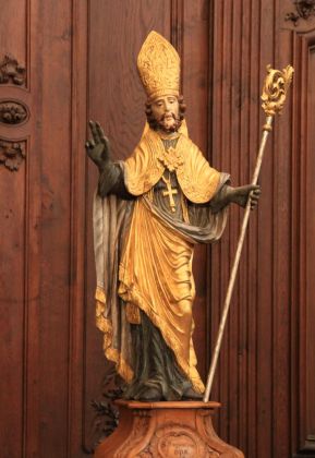  Statue in der Église des Dominicains, der Dominikanerkirche  - Colmar,