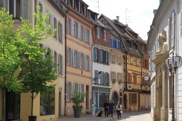 In der Rue de Clefs in Colmar, Elsass In der Rue de Clefs in Colmar, Elsass