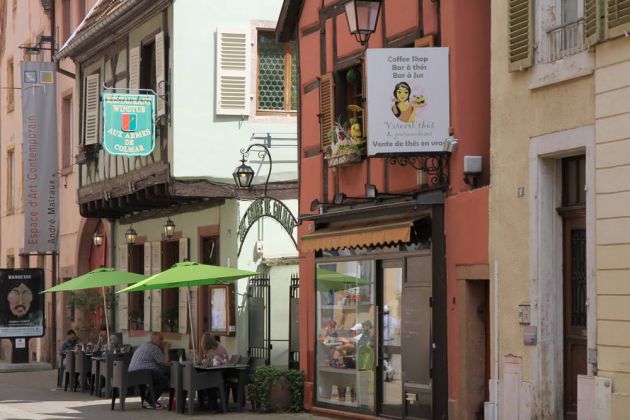 In der Rue de Clefs in Colmar, Elsass In der Rue de Clefs in Colmar, Elsass