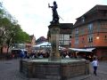 Der Schwendi Brunnen auf der Place de l&#039; Ancienne Douane - Colmar