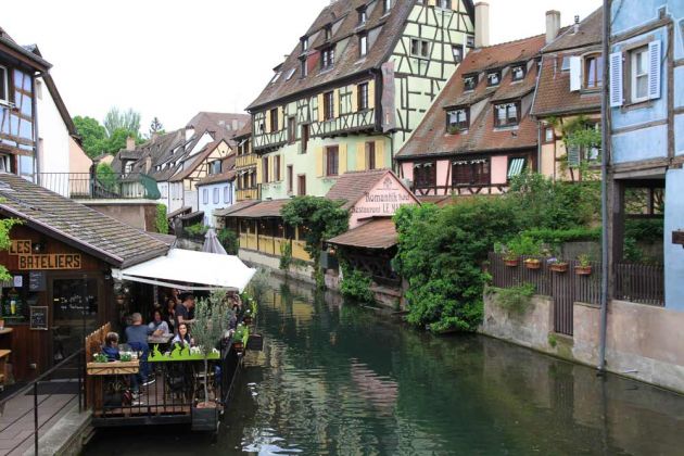 Petite Venice in Colmar, Elsass Petite Venice in Colmar, Elsass
