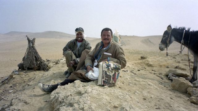 Giseh - Souvenir-Verkäufer an den Pyramiden Giseh - Souvenir-Verkäufer an den Pyramiden