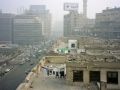 Bick in die Sharia Ramses nach Süden vom Dach des Capsis Palace Hotels in Kairo