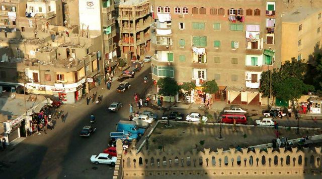 Blick vom Minarett der Ibn-Tulun-Moschee Blick vom Minarett der Ibn-Tulun-Moschee