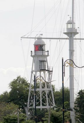 George Town, Malaysia - Flagstaff & Lighthouse 1884 + Lighthouse 1914 George Town, Malaysia - Flagstaff & Lighthouse 1884 + Lighthouse 1914