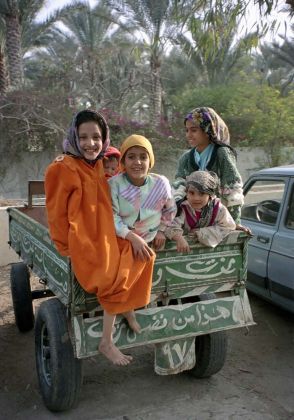 Sakkara Fruchtland - Fellachen-Mädchen als liebenswerte Models Sakkara Fruchtland - Fellachen-Mädchen als liebenswerte Models