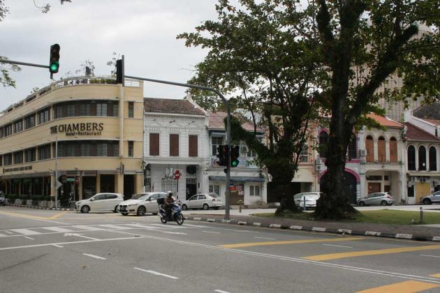 Die Lebuh Light an der Esplanade - George Town, Penang Die Lebuh Light an der Esplanade - George Town, Penang