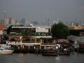 Bangkok Blue Hour - Tha Maharaj, Shoppingcenter und Pier am Chao Phraya