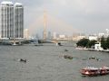 Bangkok - die Phra Pin Klao Brücke über den Chao Phraya