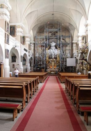 Pfarrkirche St. Johannes des Täufers, Innenansicht - Jelenia Góra Cieplice, Bad Warmbrunn