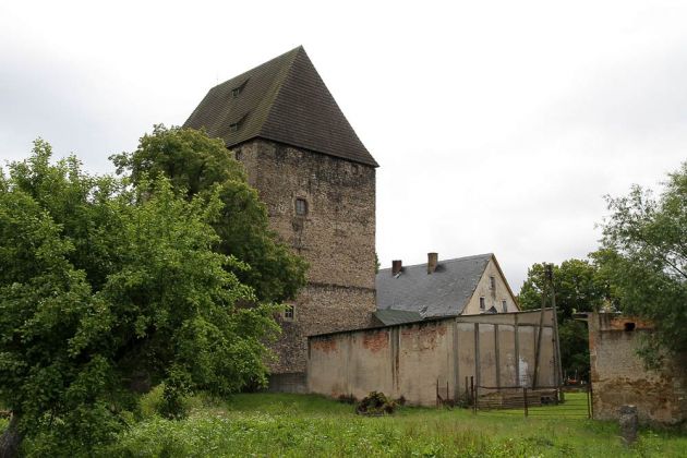 Burg mit Wohnturm Boberröhrsdorf am Bober - Siedlęcin in der Gemeinde Jeżów Sudecki