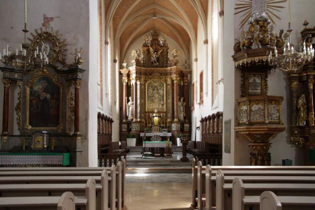 Die Franziskaner-Kirche - Opole, Oppeln in Oberschlesien