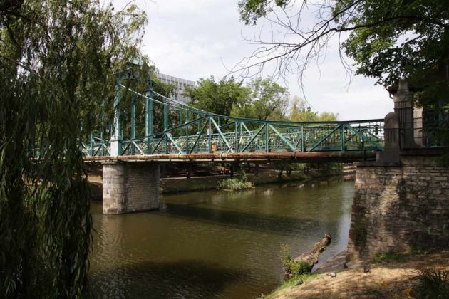 Die Groschenbrücke über den Mühlgraben - Opole, Oppeln in Oberschlesien