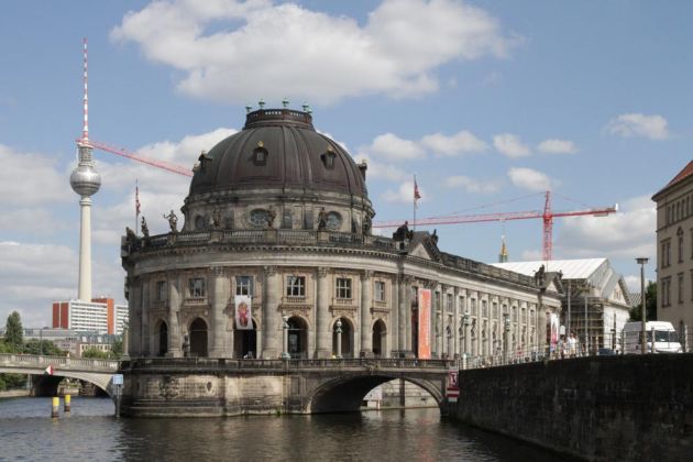 Das Bode-Museum auf der Museumsinsel im Zentrum Berlins 