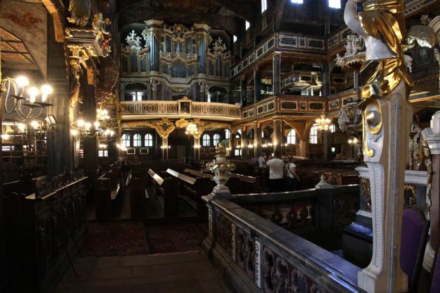 Innenansicht der Friedenskirche in Świdnica, Schweidnitz, Niederschlesien Innenansicht der Friedenskirche in Świdnica, Schweidnitz, Niederschlesien