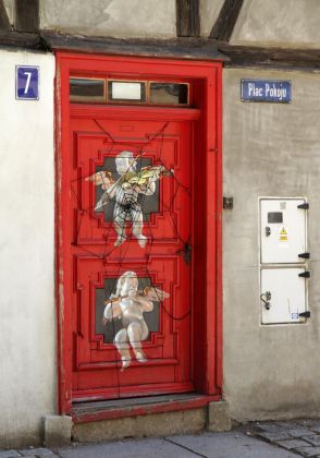 Verzierte Tür am Barockcafé - Friedensplatz, Plac Pokoju, in Świdnica, Schweidnitz Verzierte Tür am Barockcafé - Friedensplatz, Plac Pokoju, in Świdnica, Schweidnitz