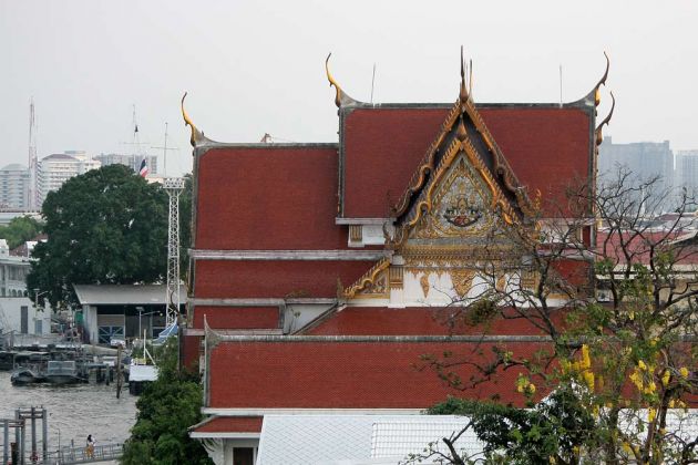 Der Wat Rakhang Tempel in Bangkok Der Wat Rakhang Tempel in Bangkok