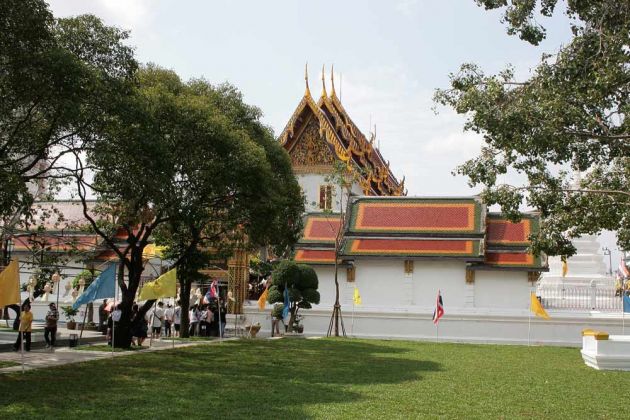 Der Wat Rakhang Tempel in Bangkok Der Wat Rakhang Tempel in Bangkok