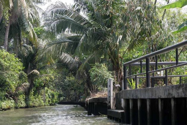 Eine Fahrt mit dem Longboat auf den Khlongs - Bangkok Eine Fahrt mit dem Longboat auf den Khlongs - Bangkok