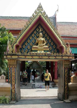 Der buddhistische Wat Saphan Tempel - Bangkok Der buddhistische Wat Saphan Tempel - Bangkok