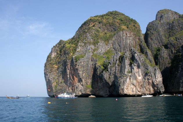 Felsen an der Maya Bay - Ko Phi Phi Leh Felsen an der Maya Bay - Ko Phi Phi Leh