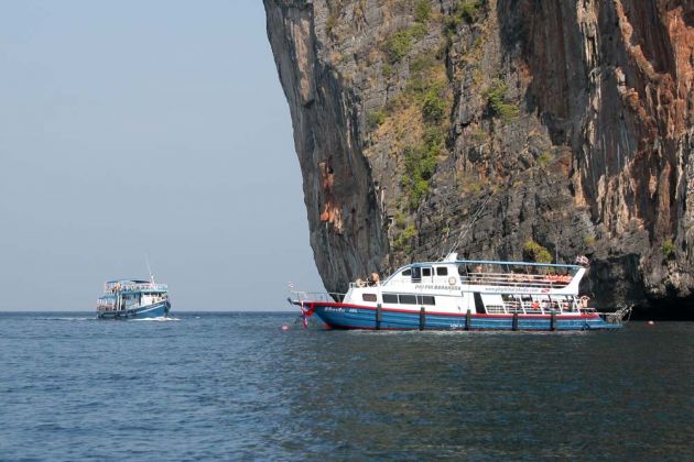 Felsen an der Maya Bay - Ko Phi Phi Leh Felsen an der Maya Bay - Ko Phi Phi Leh
