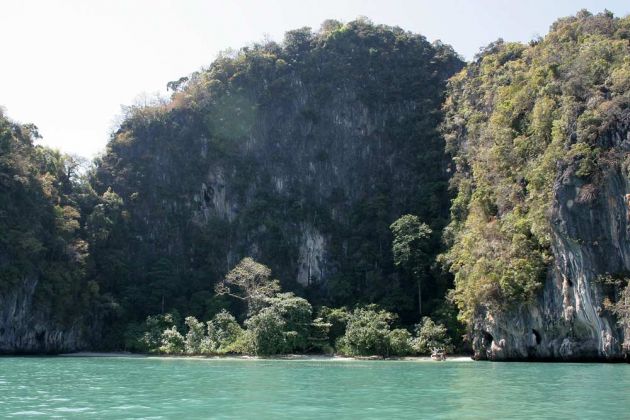 Die Insel Ko Hong, die Küste Die Insel Ko Hong, die Küste