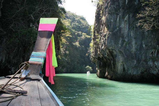 Einfahrt in die Ko Hong Lagoon - Insel Ko Hong, Andaman Sea Einfahrt in die Ko Hong Lagoon - Insel Ko Hong, Andaman Sea