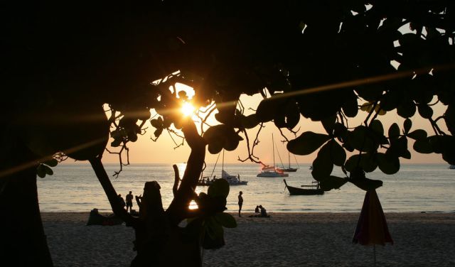 Ko Mook - Sonnenuntergang am Charlie Beach Ko Mook - Sonnenuntergang am Charlie Beach