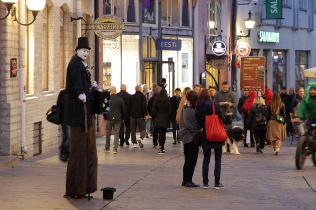 Tallinn - die belebte Viru-Strasse Tallinn - die belebte Viru-Strasse