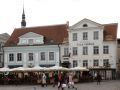 Tallinn - der Rathausmarkt, Fassaden an der westlichen Seite