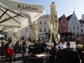 Aussen-Gastronomie am Rathausmarkt und östliche Fassaden - Tallinn