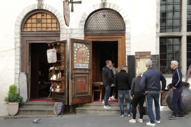 Tallinn, der Alte Markt, Vana turg,- Backdoor der Olden Hansa Tallinn, der Alte Markt, Vana turg,- Backdoor der Olden Hansa