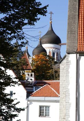 Die Alexander-Newski-Kathedrale auf dem Domberg - Tallinn Die Alexander-Newski-Kathedrale auf dem Domberg - Tallinn