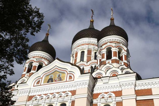 Die Alexander-Newski-Kathedrale auf dem Domberg - Tallinn Die Alexander-Newski-Kathedrale auf dem Domberg - Tallinn