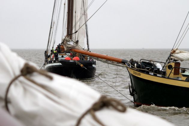Brandaris Race 2019 - Segelsetzen vor Harlingen Brandaris Race 2019 - Segelsetzen vor Harlingen