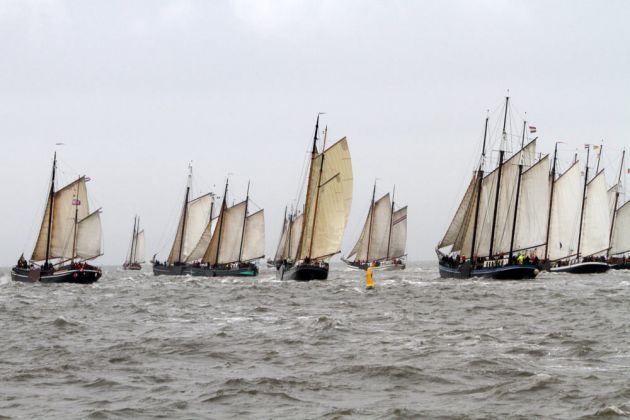 Das Brandaris Race - die traditionelle Regatta der historischen Segler zwischen Harlingen und Terschelling Das Brandaris Race - die traditionelle Regatta der historischen Segler zwischen Harlingen und Terschelling