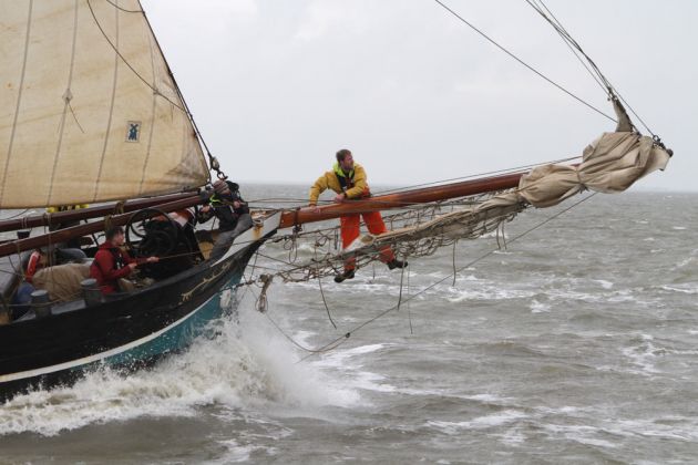 Das Brandaris Race - die traditionelle Regatta der historischen Segler zwischen Harlingen und Terschelling Das Brandaris Race - die traditionelle Regatta der historischen Segler zwischen Harlingen und Terschelling