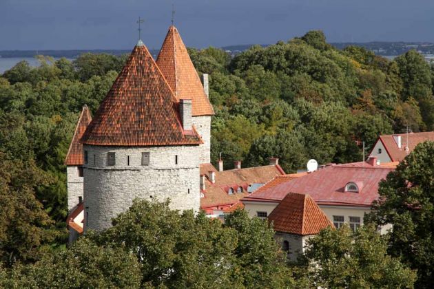 Türme und Mauern, die historische Stadtbefestigung der unteren Altstadt Tallinns