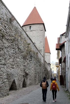 An der Tallinner Stadtmauer