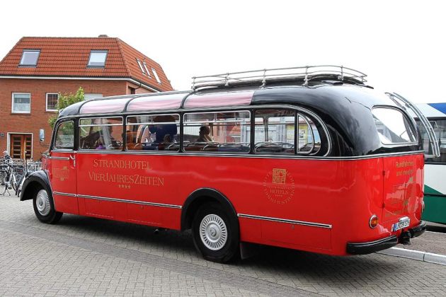 Mercedes-Benz O 3500 - Allwetter-Reise- und Überland-Omnibus, Baujahr 1951 - Borkumer Kleinbahn