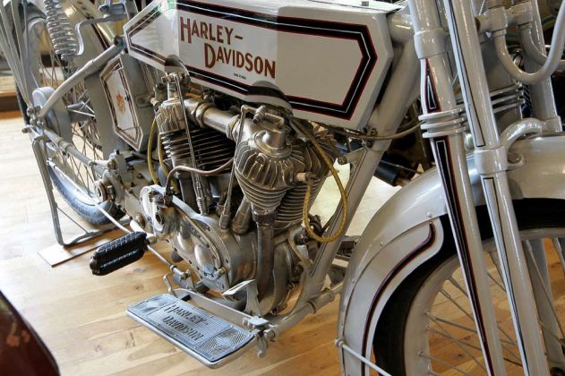 Motorrad-Oldtimer - Harley-Davidson, Baujahr 1915