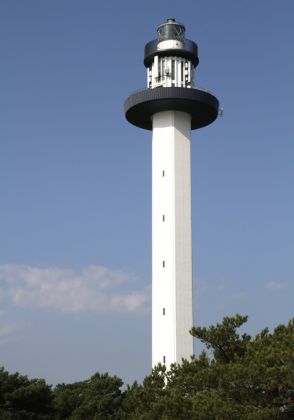 Leuchtturm Dueodde Fyr - Baujahr 1962, Höhe 48 Meter - Bornholm, Dänemark