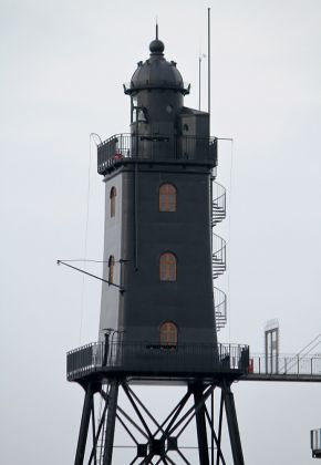 Leuchtturm Obereversand in Dorum-Neufeld, Aussenweser - das Eversand-Oberfeuer, Höhe 37,4 Meter, Baujahr 1887 Leuchtturm Obereversand in Dorum-Neufeld, Aussenweser - das Eversand-Oberfeuer, Höhe 37,4 Meter, Baujahr 1887